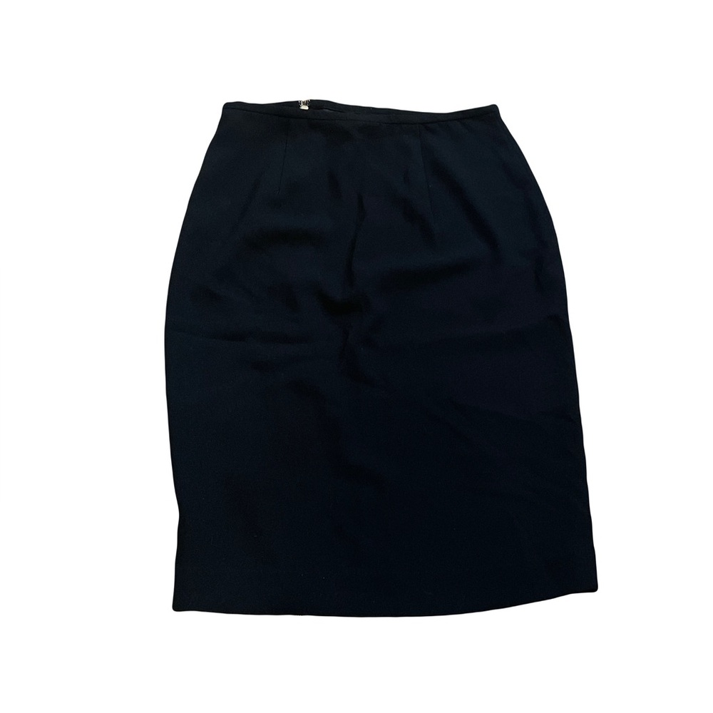 Semantiks Sz 4 Elegant Office Black Pencil Skirt Thick material